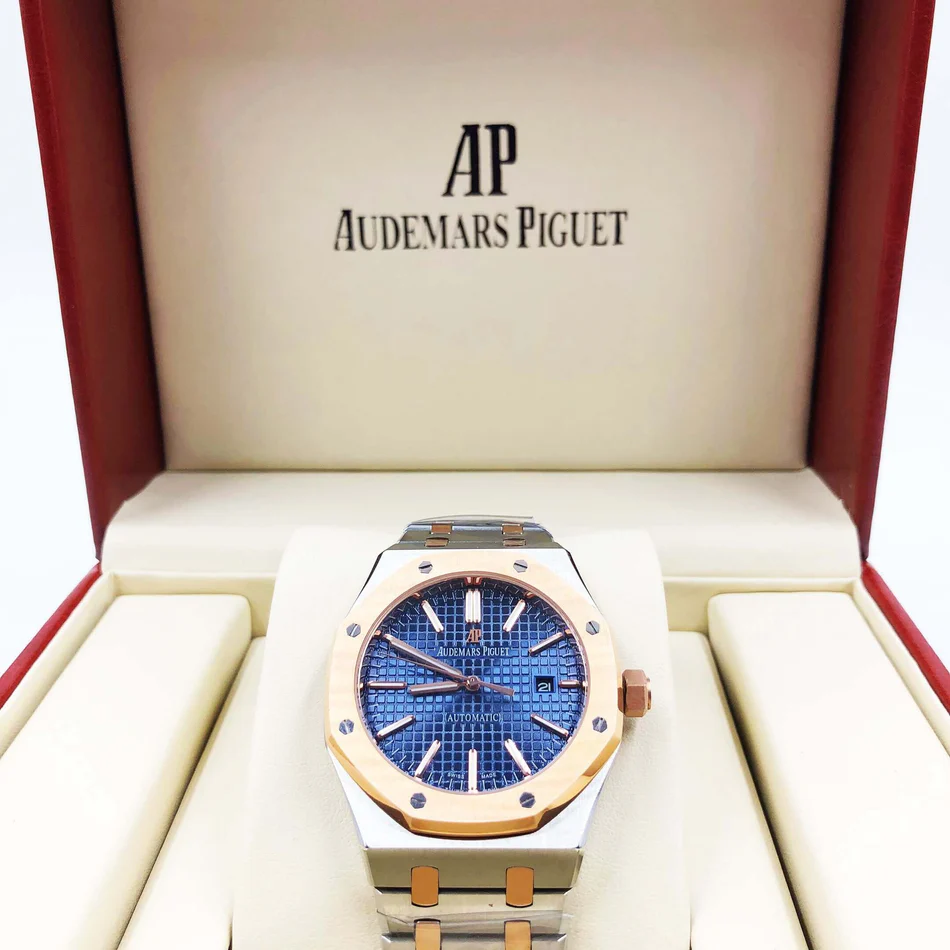 Audemars Piguet Royal Oak Two Tone Blue Dial