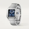 Cartier Santos Blue Dial Large Size | Full Set