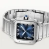 Cartier Santos Blue Dial Large Size | Full Set