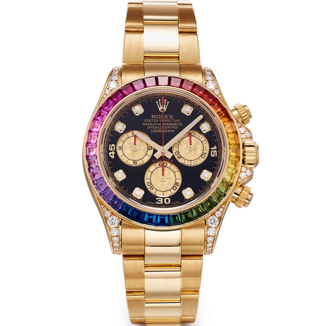 COSMOGRAPH DAYTONA RAINBOW JAUNE