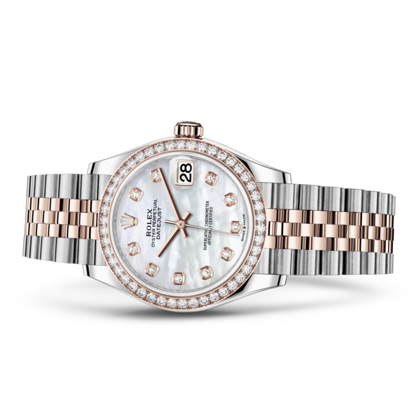 DATEJUST ROSE/NACRE BLANCHE