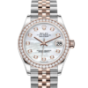 DATEJUST ROSE/NACRE BLANCHE