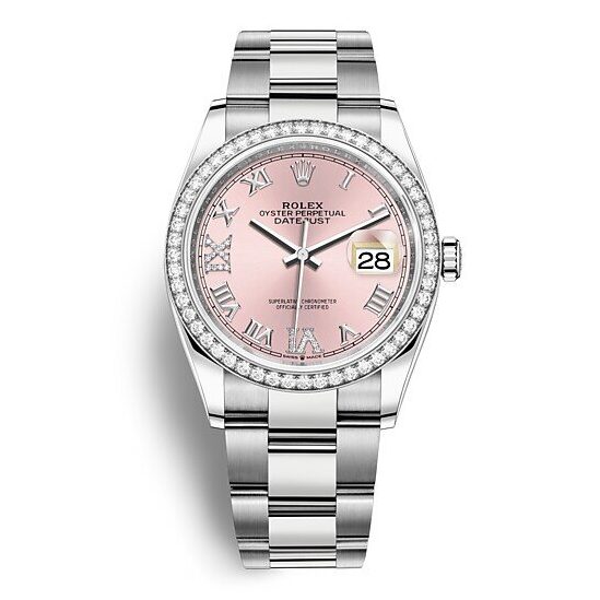 DATEJUST ROSE SERTI