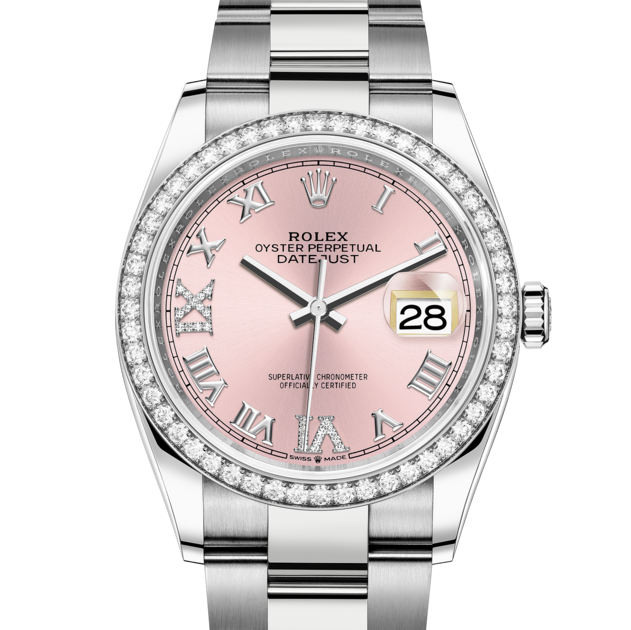 DATEJUST ROSE SERTI