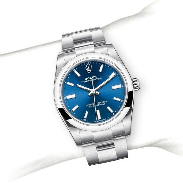 oyster perpetual bleu 34mm