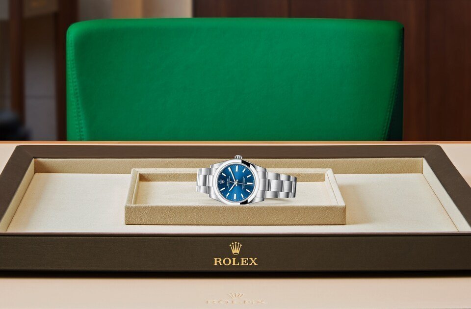 oyster perpetual bleu 34mm