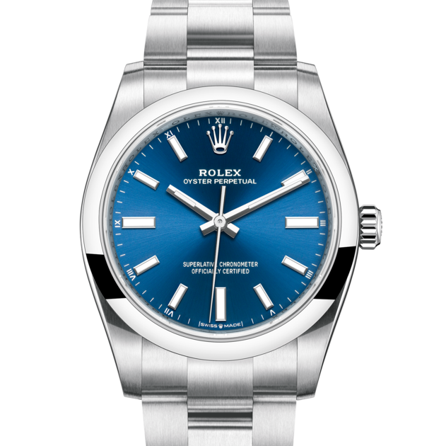 oyster perpetual bleu 34mm