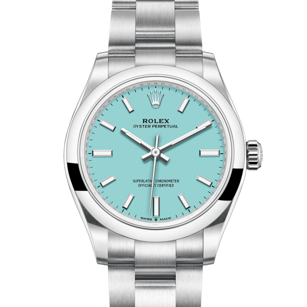 oyster perpetual bleu ciel 31mm