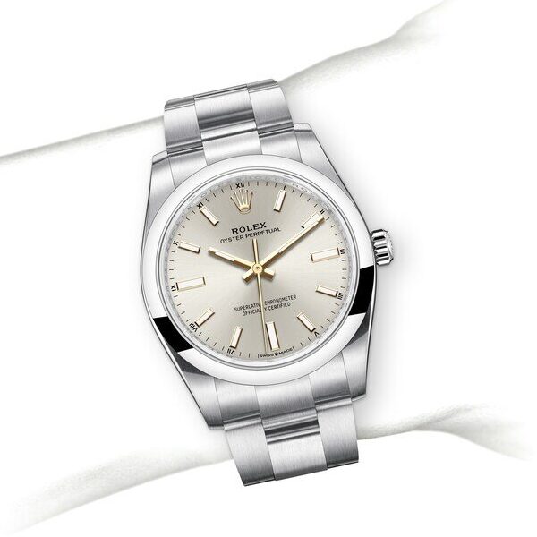 oyster perpetual gris 34mm