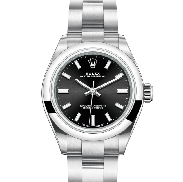 oyster perpetual noir 28mm