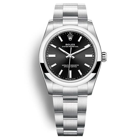 oyster perpetual noir 34mm