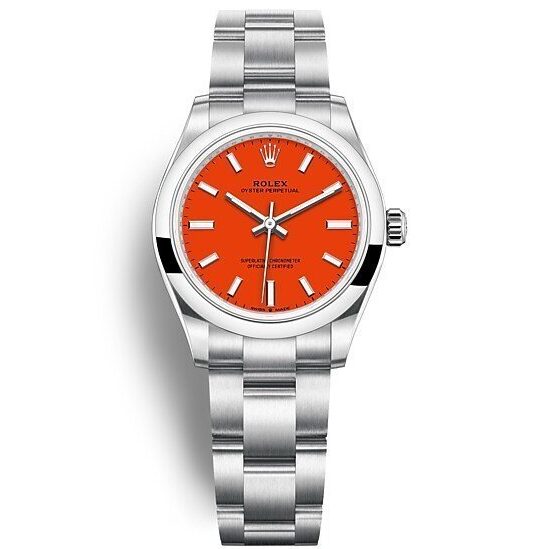 oyster perpetual orange 31mm